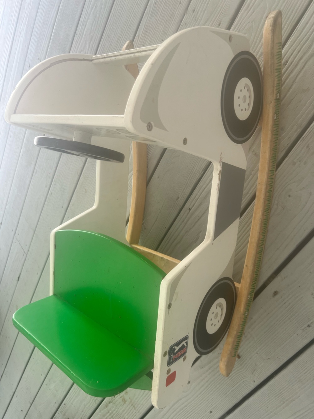 PGA Tour Wooden Rocking Car - Green & White